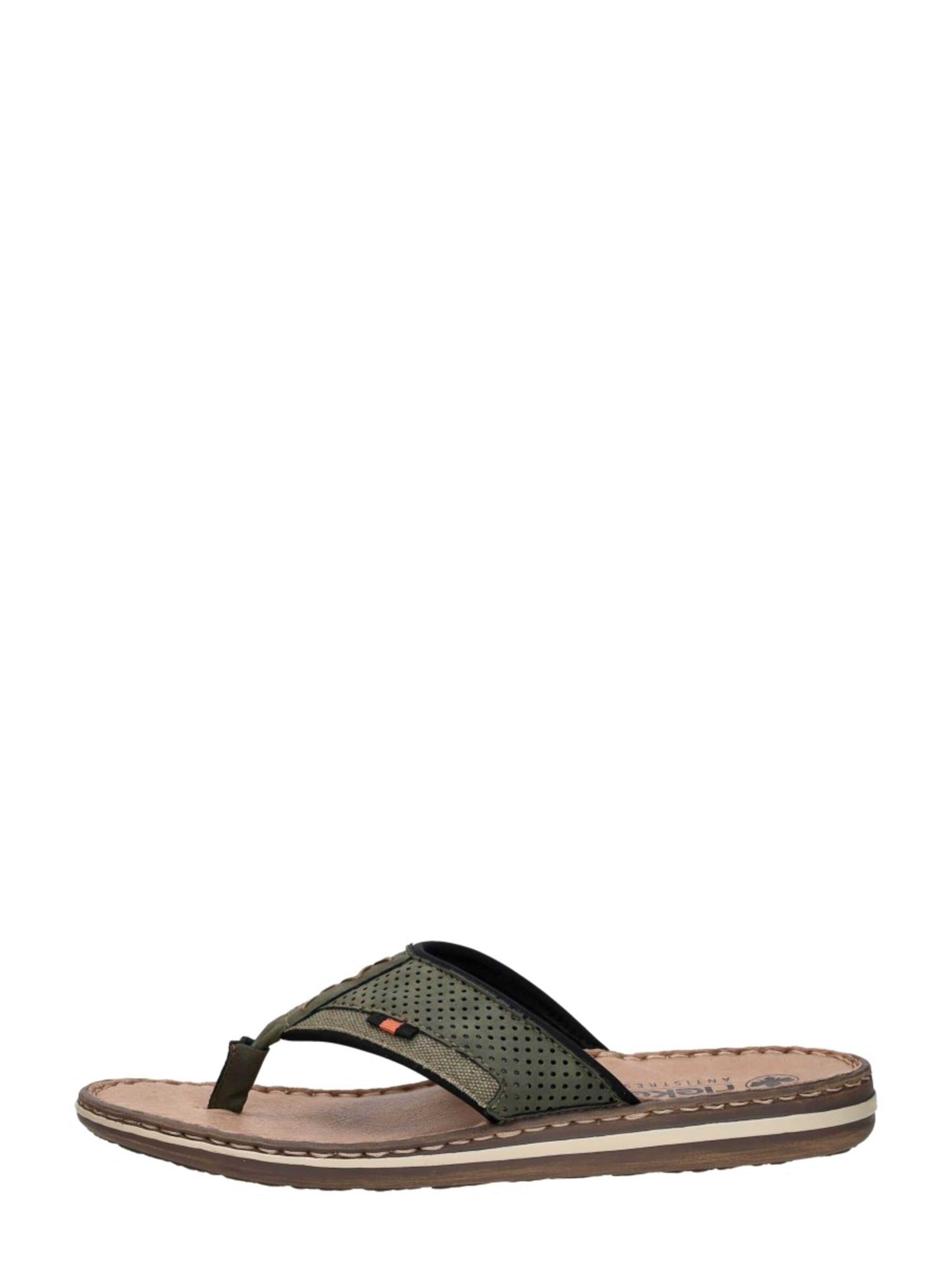 Rieker Teenslippers 'Teen' in Groen