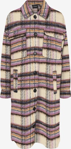 VERO MODA Between-Seasons Coat 'Gemma' in Purple: front