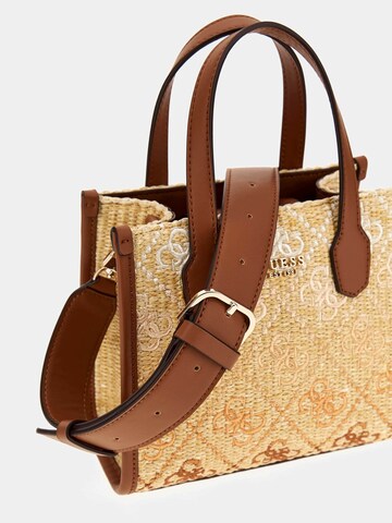 GUESS Handbag 'Silvana' in Beige