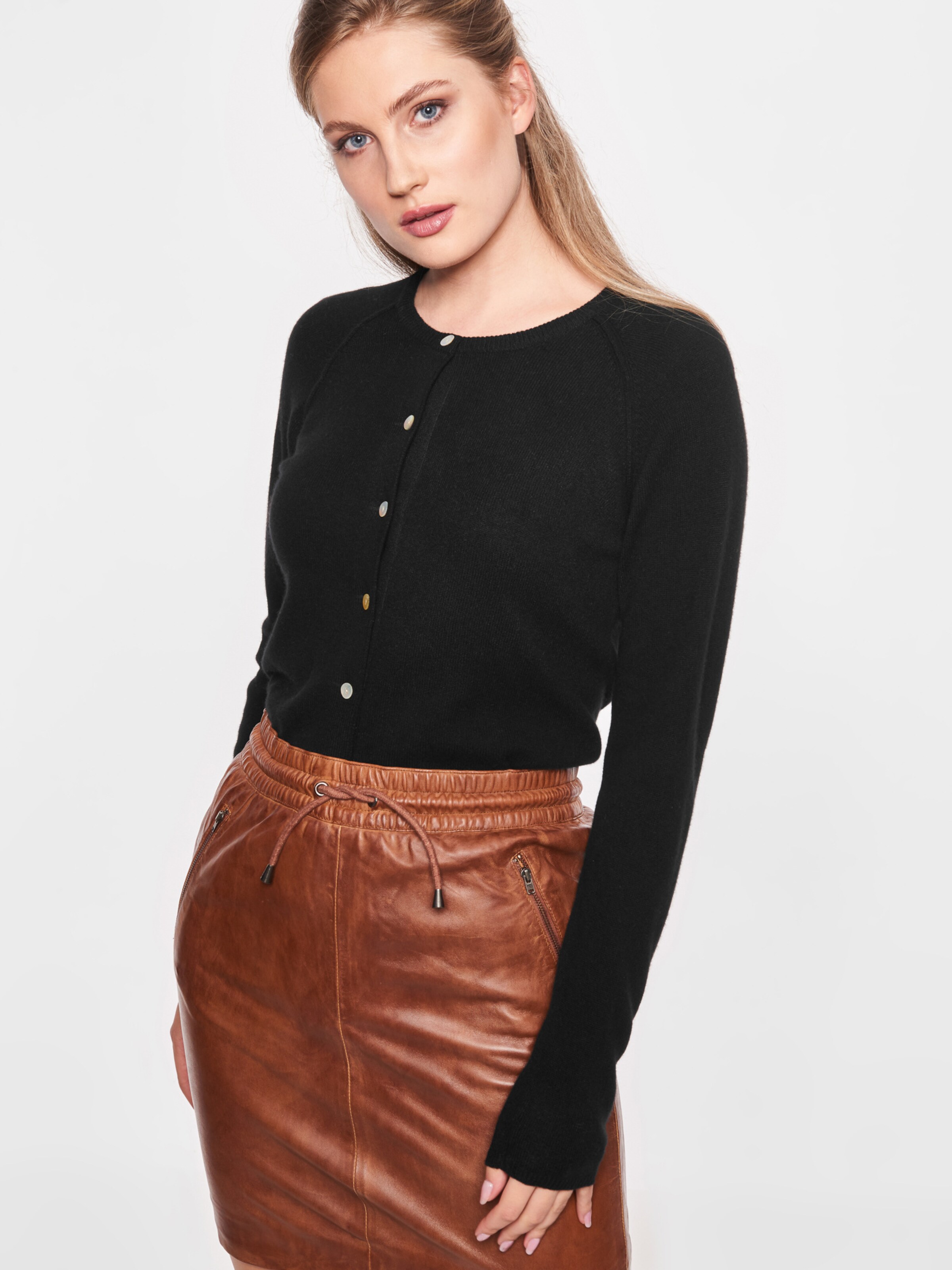 Frauen Pullover & Strick BTFCPH Strickjacke 'Sophie' in Schwarz - TP23388 Frauen Pullover & Strick BTFCPH Strickjacke 'Sophie' in Schwarz - TP23388