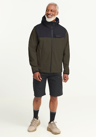 JACK WOLFSKIN Outdoor jacket in Green