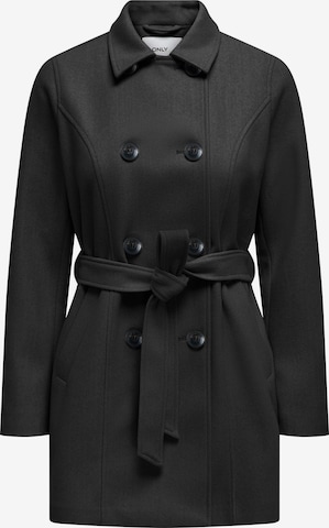 Manteau mi-saison 'NANCY' ONLY en noir : devant