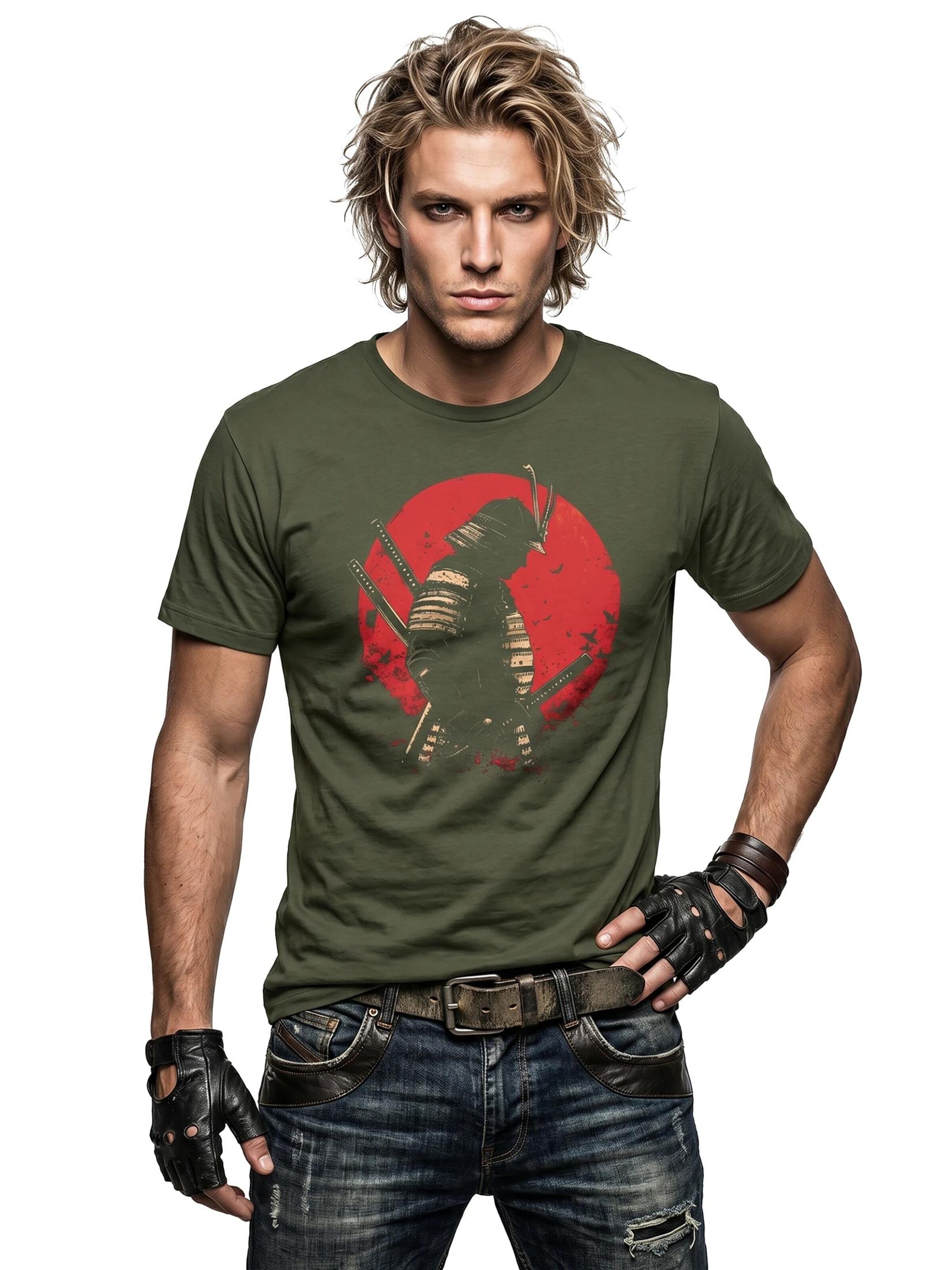 MAKAYA Shirt 'Samurai' in Green