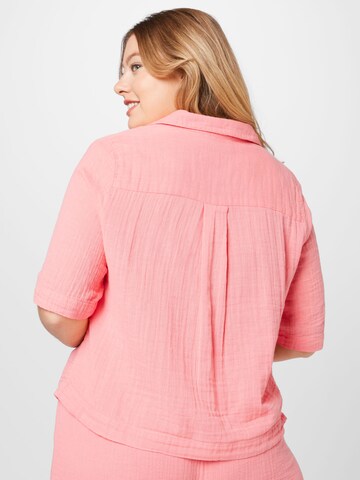 PIECES Bluse 'Stina' in Pink