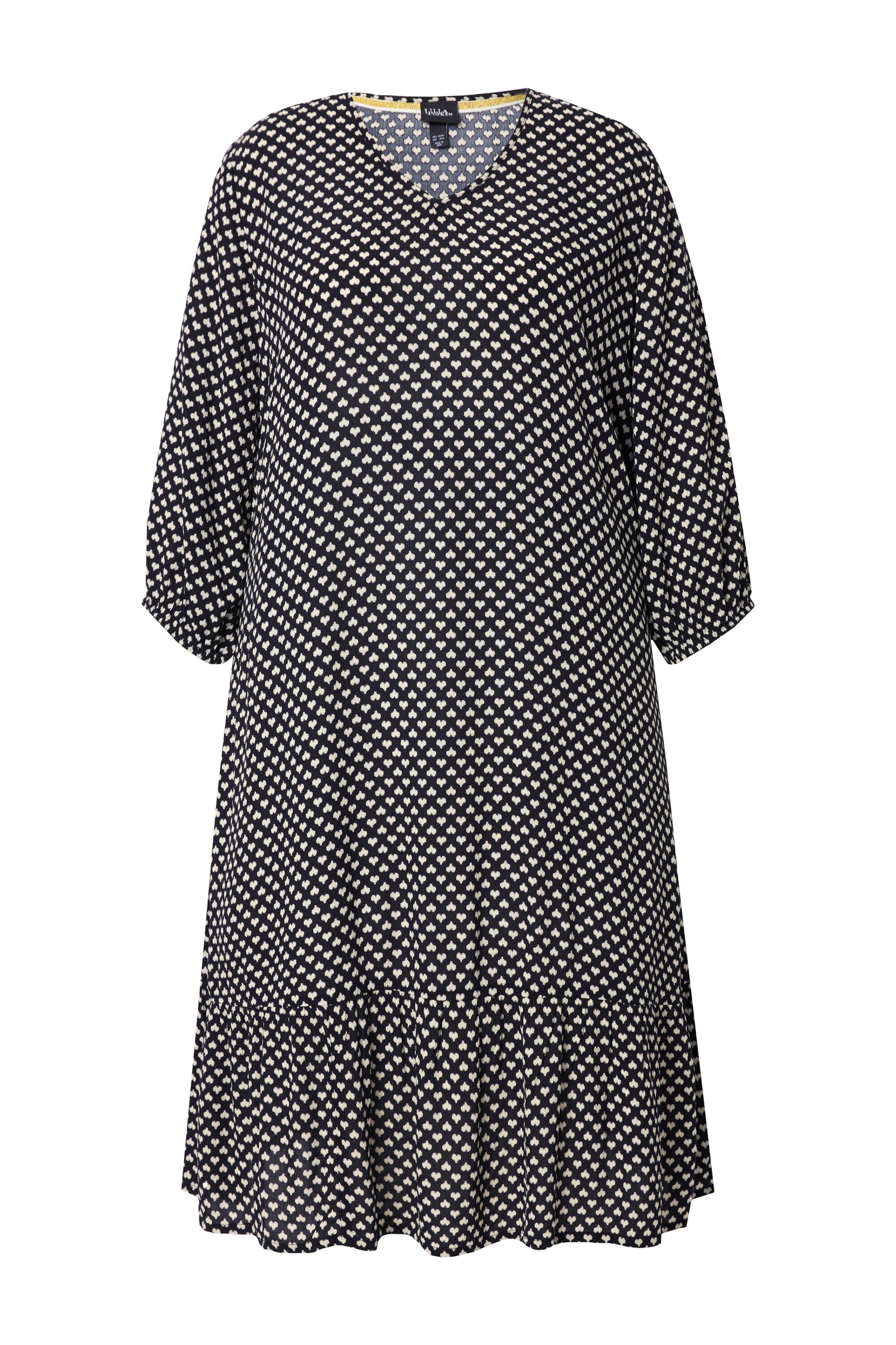 Ulla Popken Jurk in Zwart: voorkant