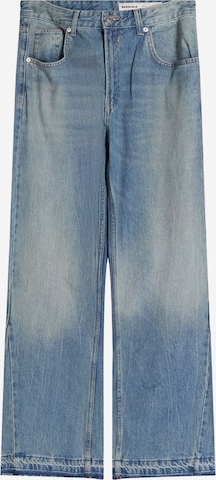 Bershka Regular Farkut värissä sininen: etupuoli