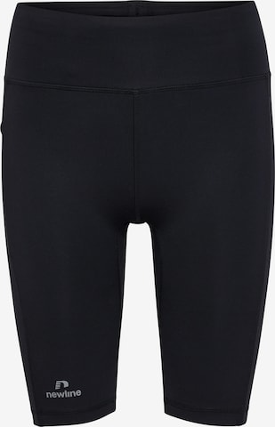 Skinny Pantalon de sport 'LEAN' Newline en noir : devant