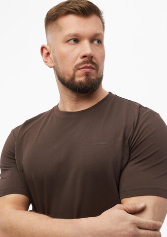 s.Oliver Shirt in Bruin