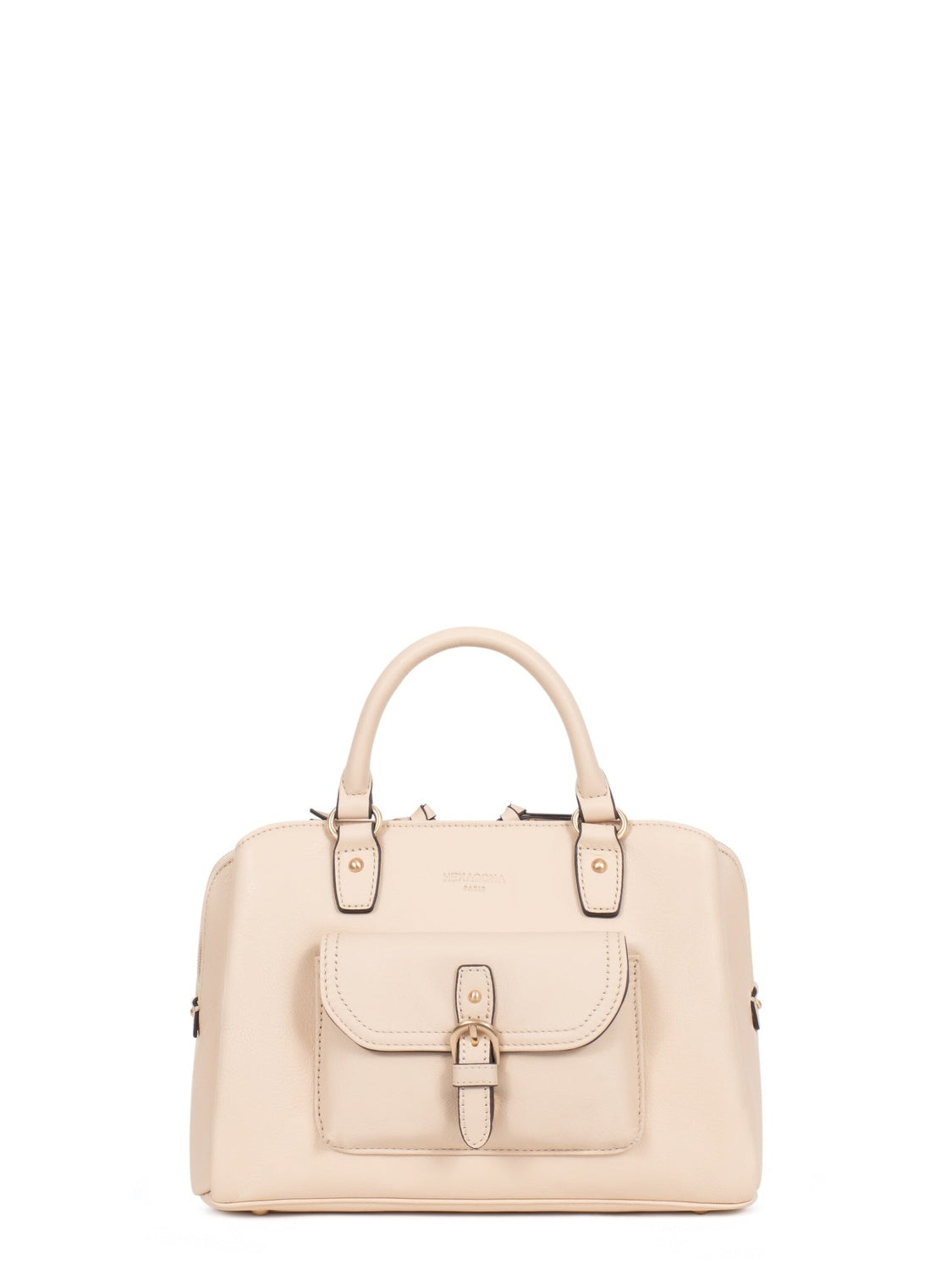 Borsa a mano 'Taima' di Hexagona in beige: frontale