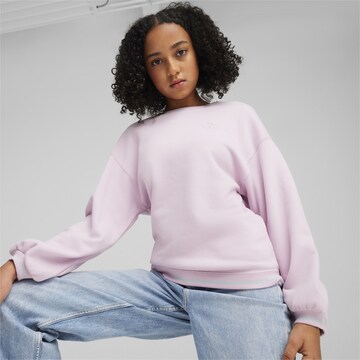 PUMA Sportief sweatshirt 'CLASSICS Match Point' in Lila: voorkant