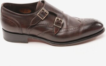 Santoni Flats & Loafers in 40,5 in Brown: front