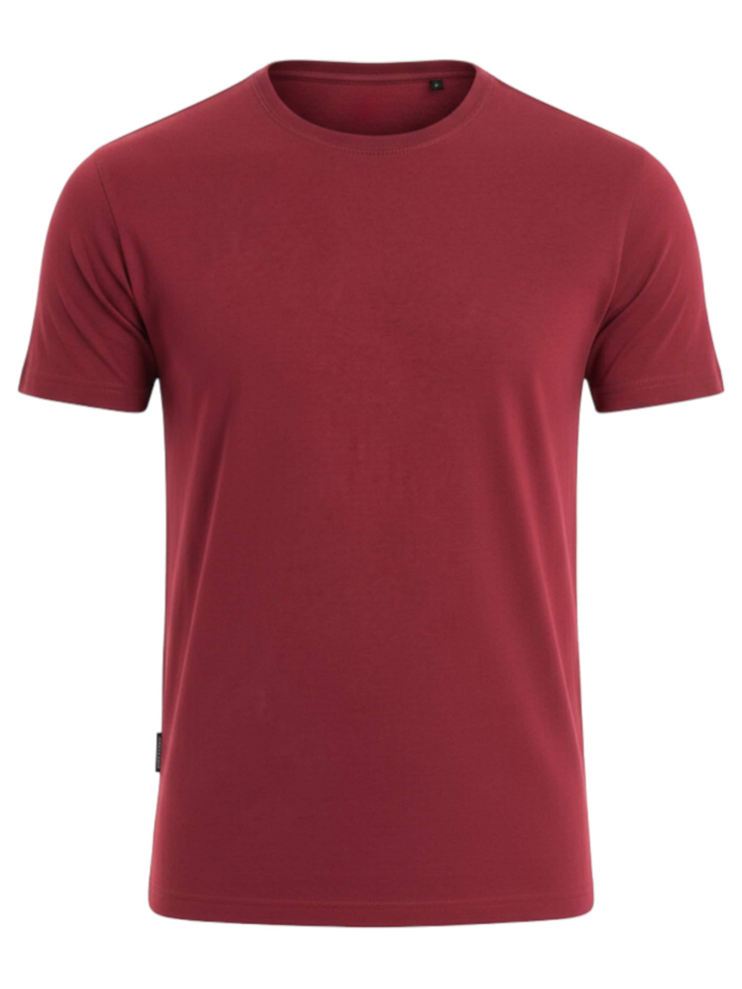 Ombre Shirt in Rot: Vorderseite