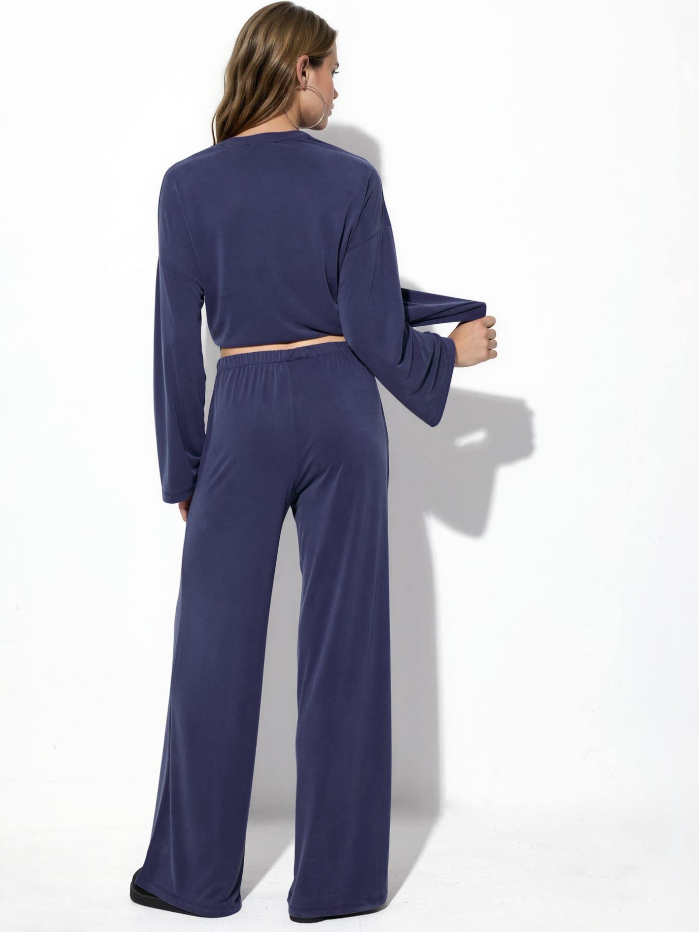 Regular Pantalon Busem en bleu