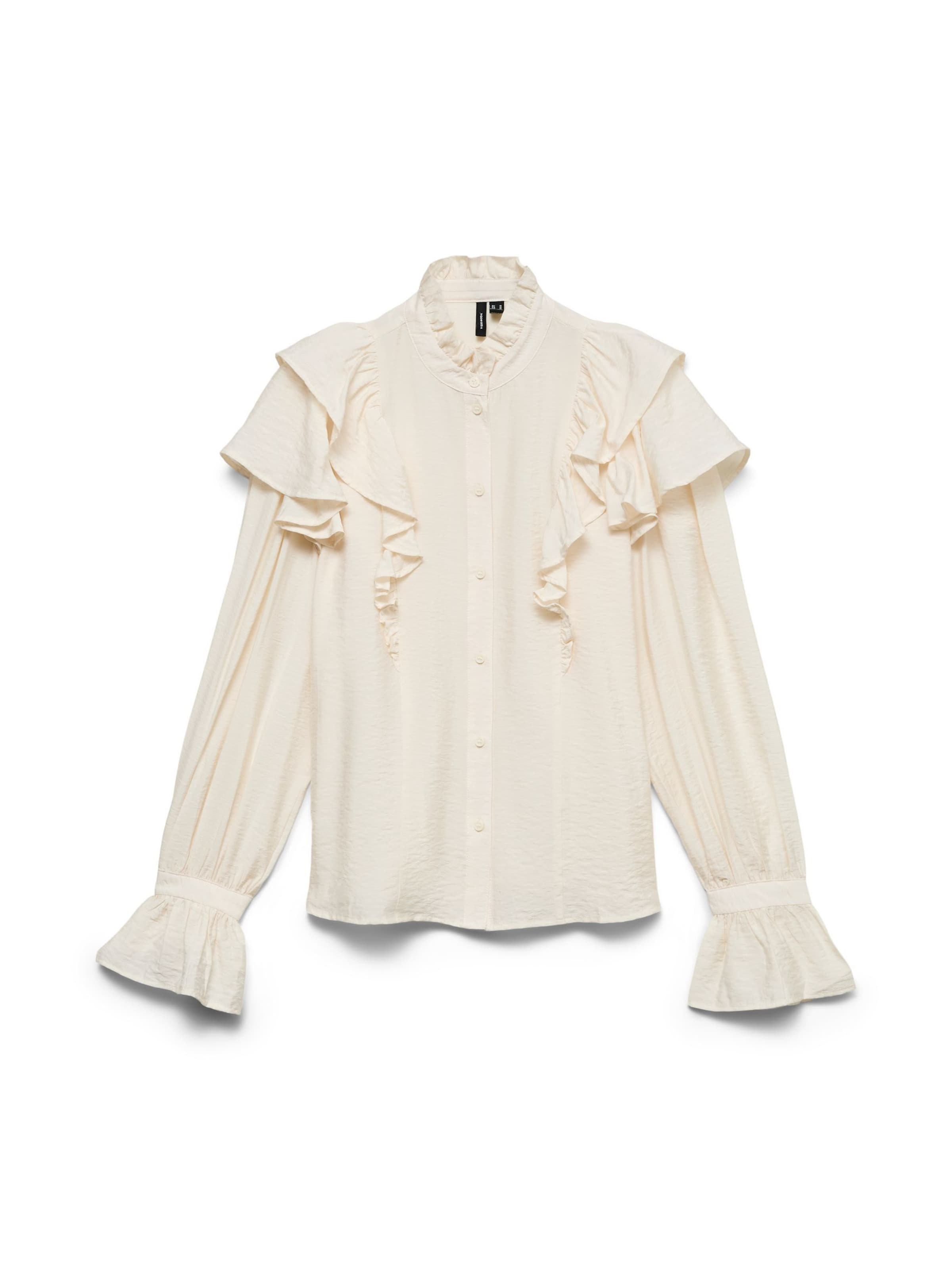 Camicia da donna in M VERO MODA di colore crema, Visualizzazione prodotti
