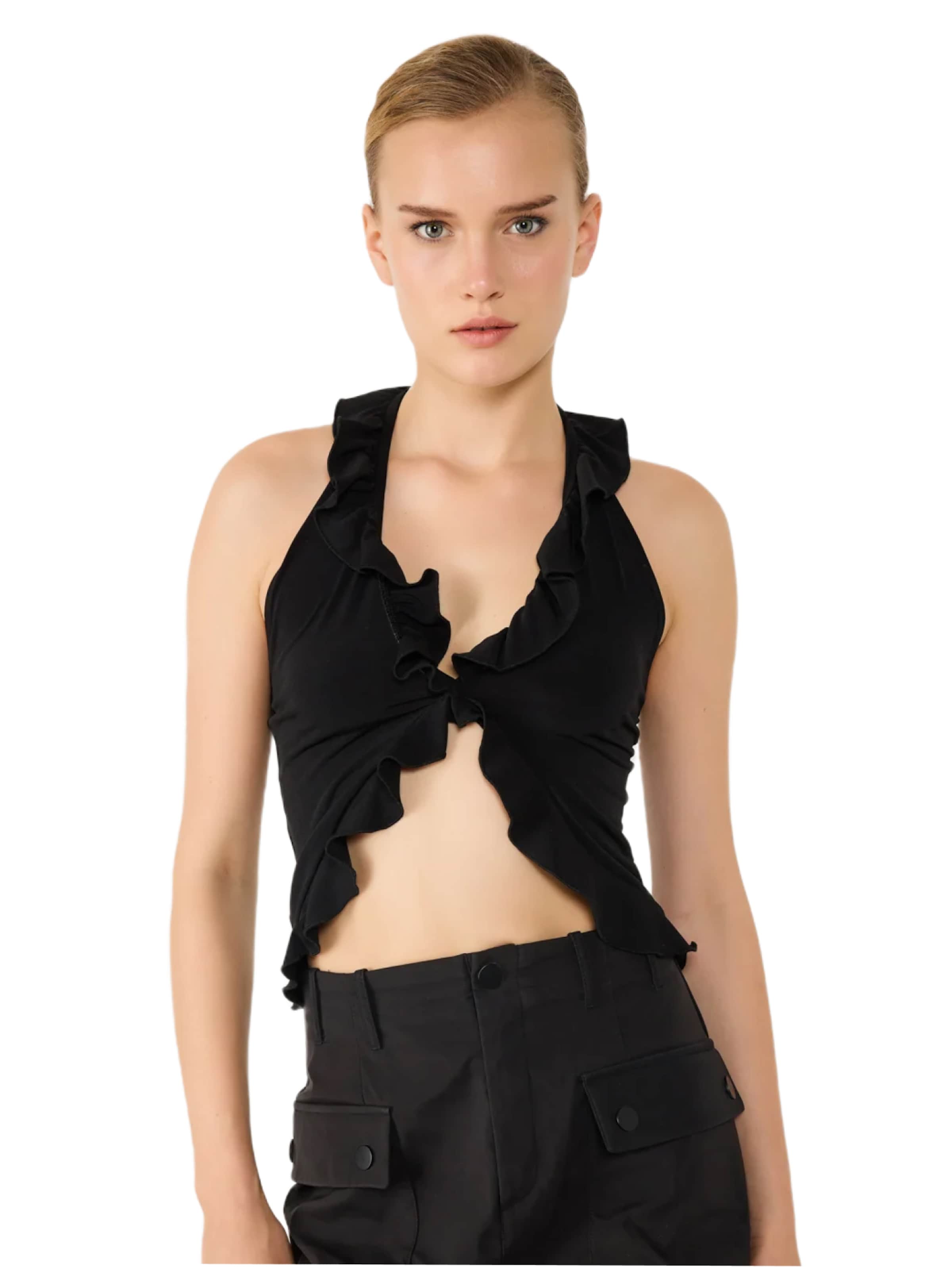 Haut No Matter What en noir : devant