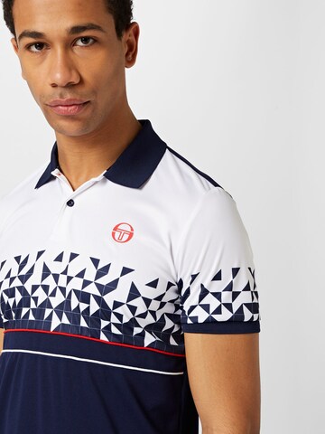 Sergio Tacchini Funkční tričko 'DISPERSA' – modrá