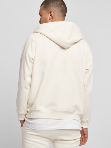 Urban Classics Zip-Up Hoodie in Beige