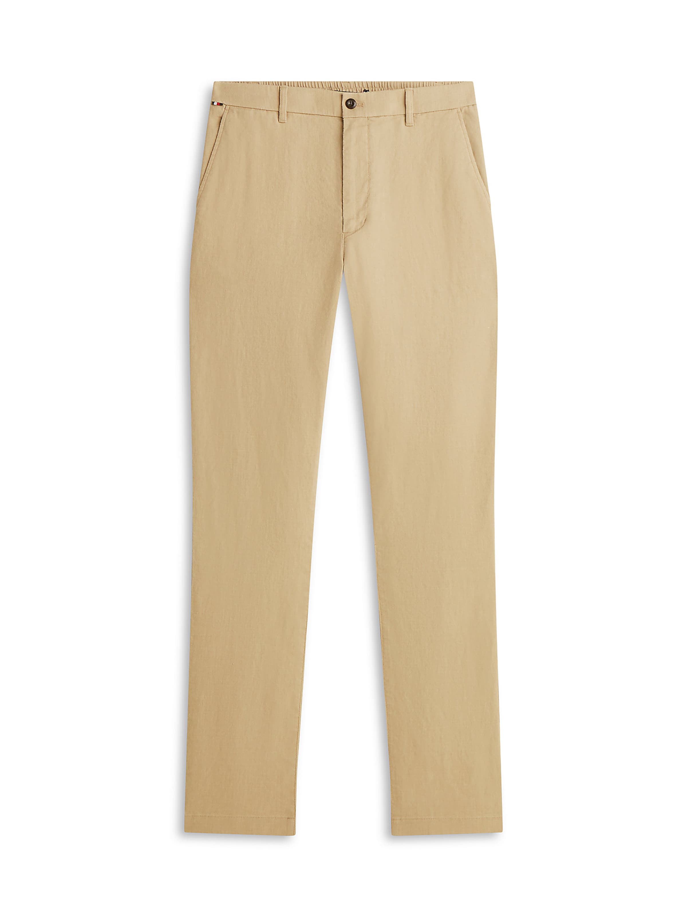 TOMMY HILFIGER Slim fit Chino Pants 'Denton' in Beige: front