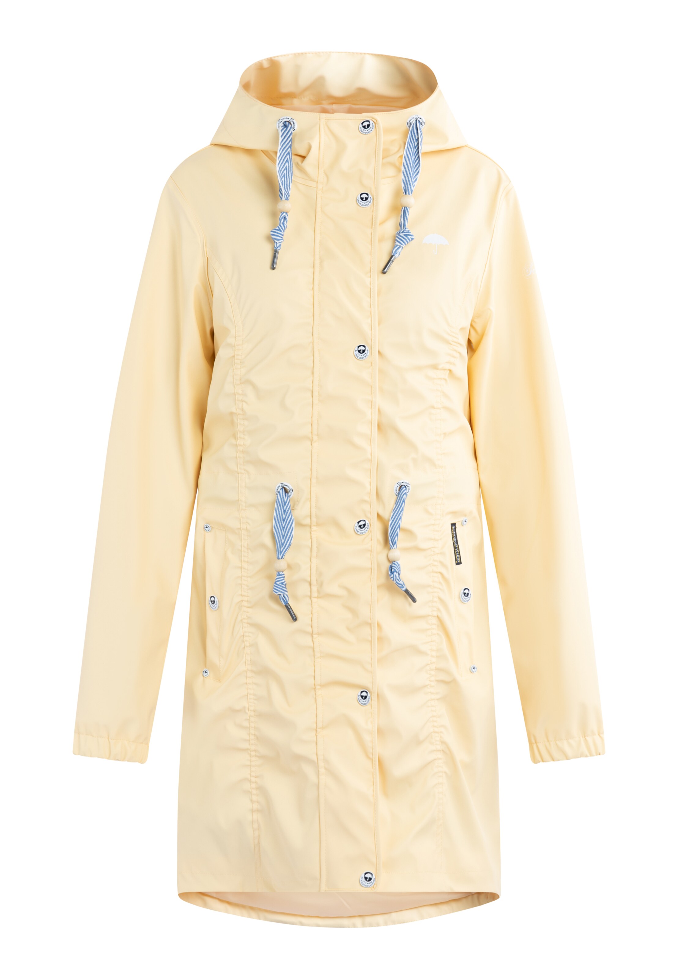 Manteau fonctionnel Schmuddelwedda en beige : devant