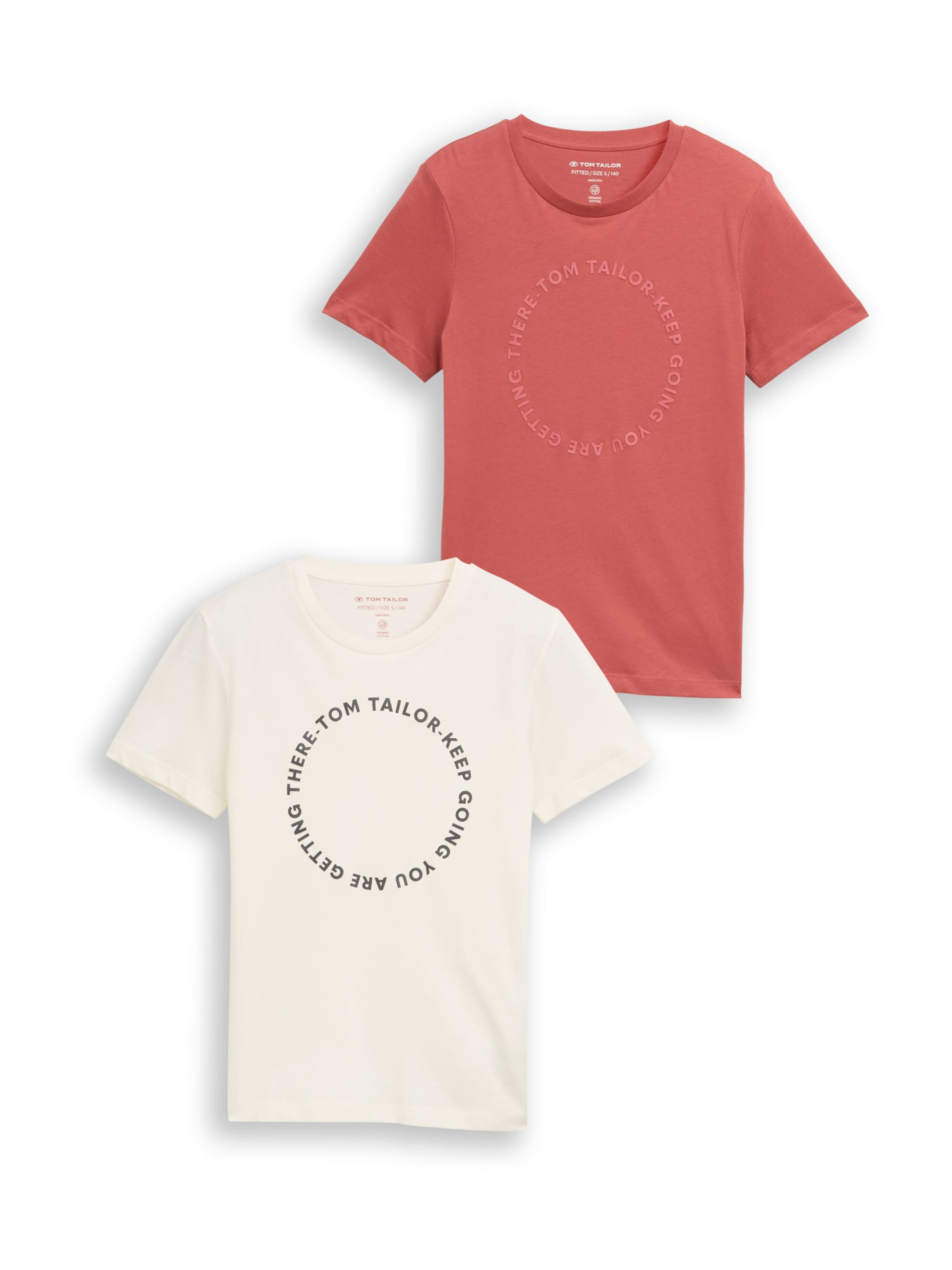 TOM TAILOR Shirt in Beige: front