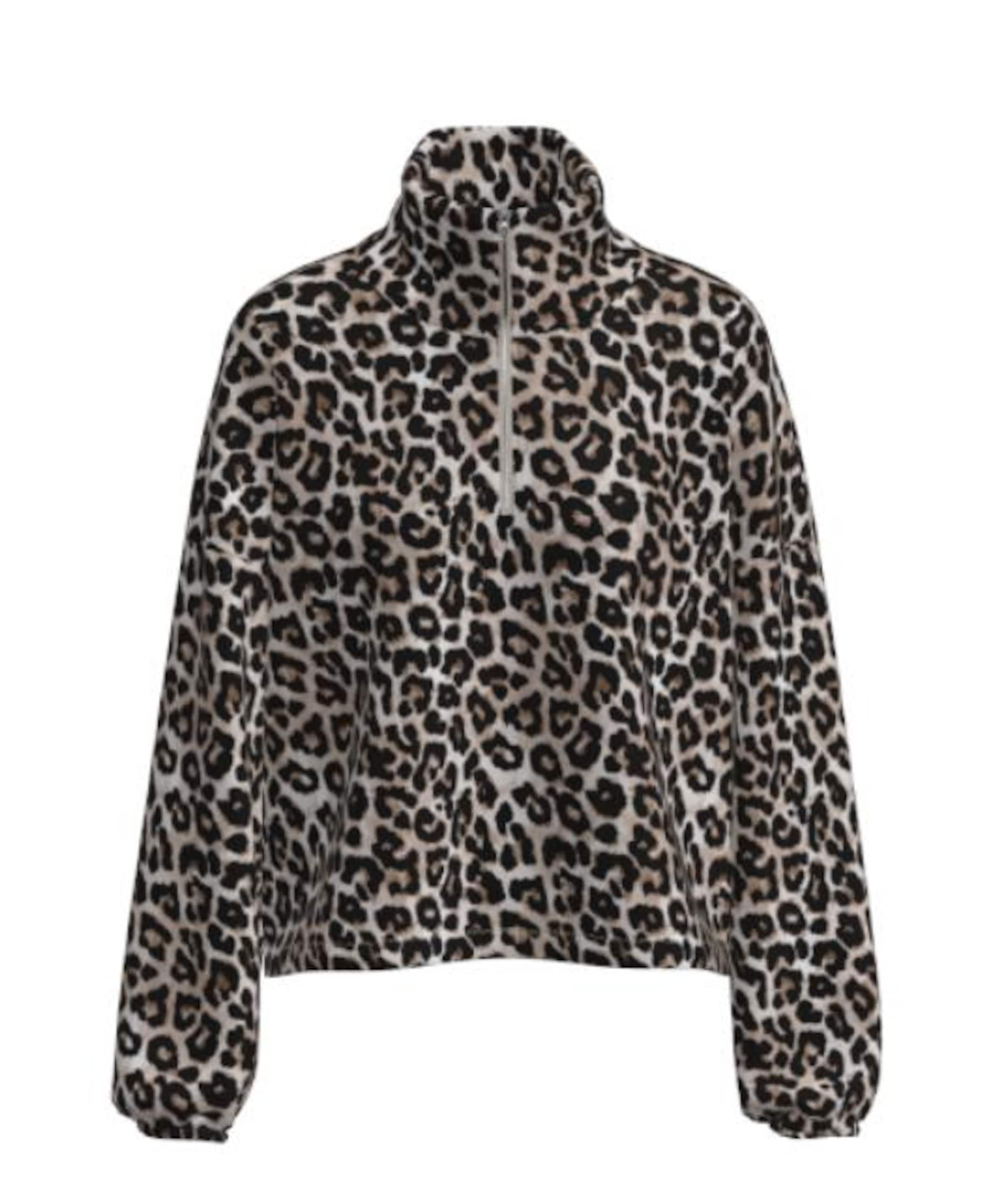 Noisy may Sweatshirt 'FLECI' in Beige: front