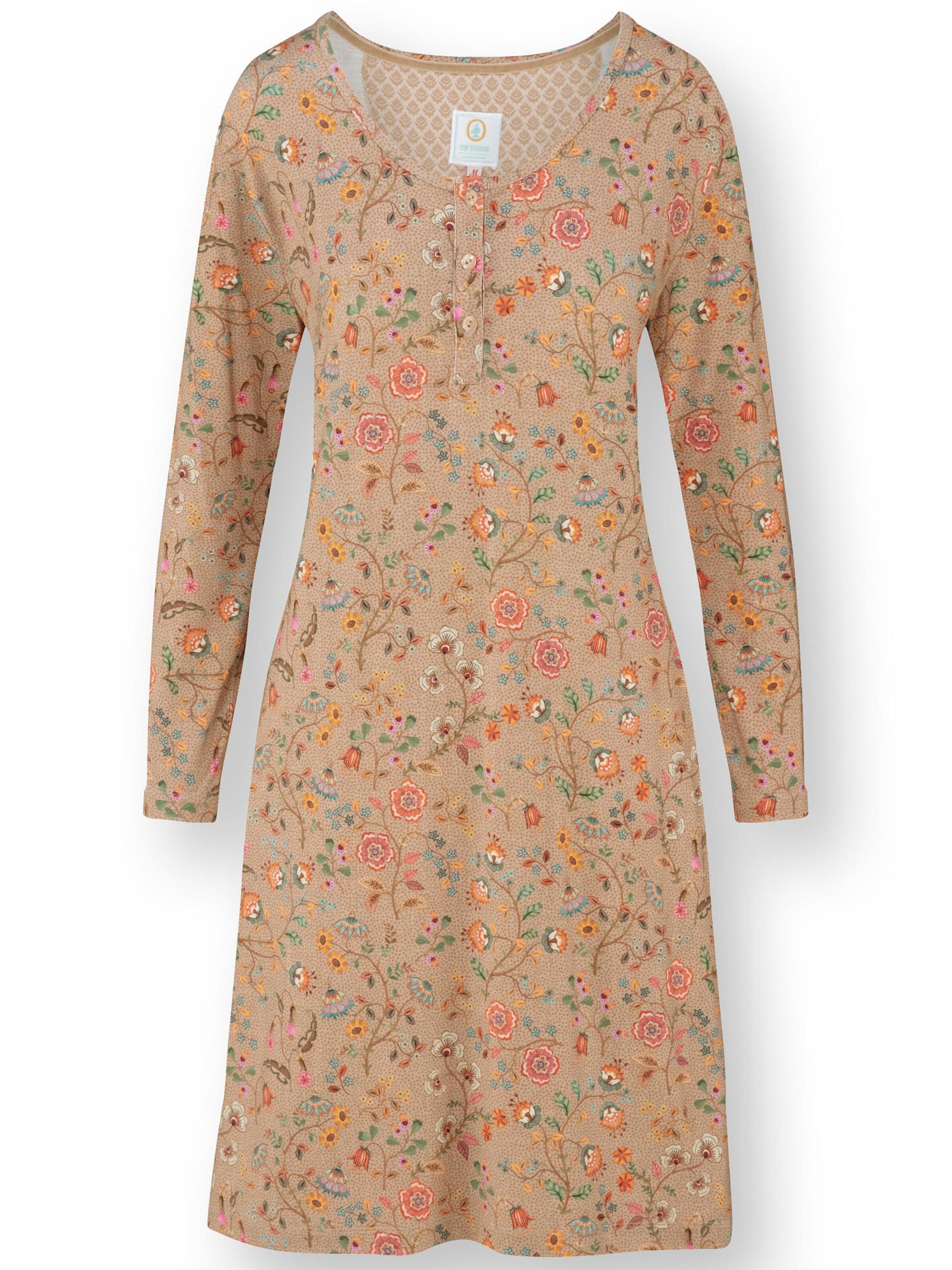 PIP STUDIO Nightgown in Beige: front