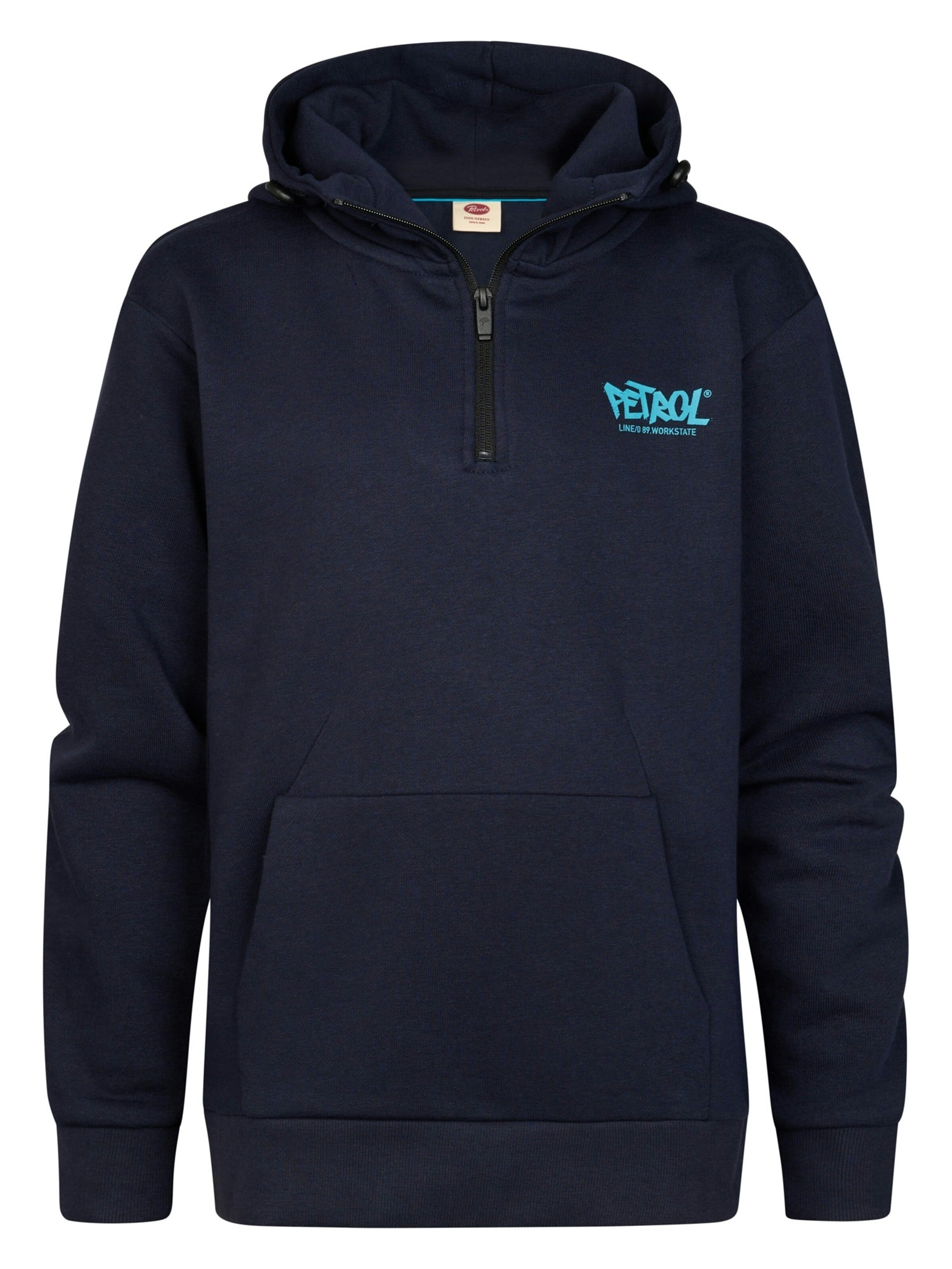 Sweat PETROL en bleu : devant