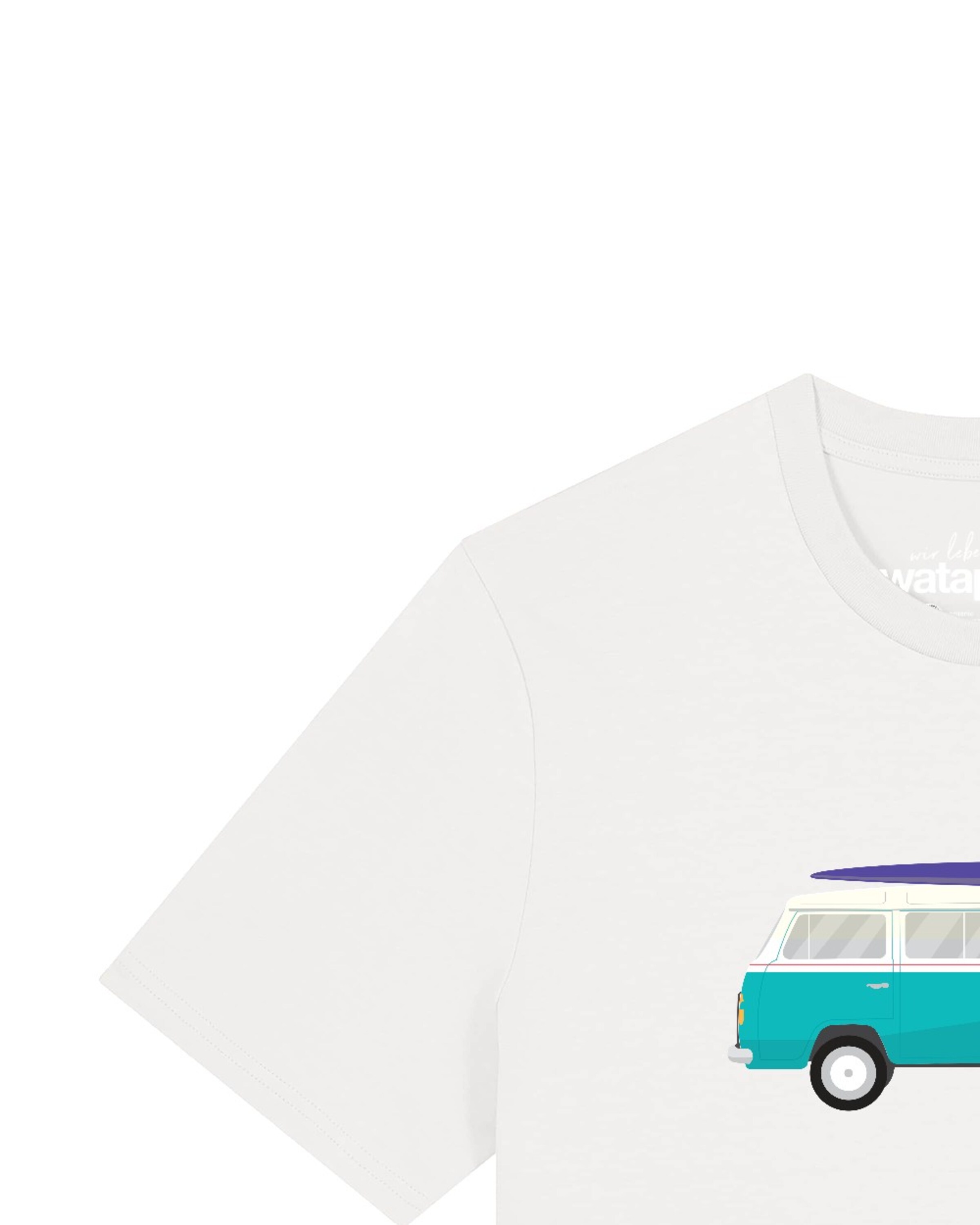 Maglietta 'California Dream' di Watapparel in bianco