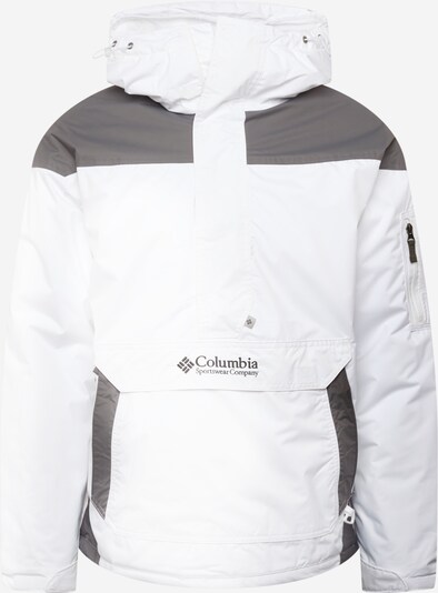 COLUMBIA Sportjacke 'Challenger' in dunkelgrau / weiß, Produktansicht