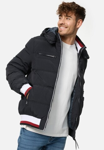 INDICODE JEANS Winterjas 'Marlon' in Zwart