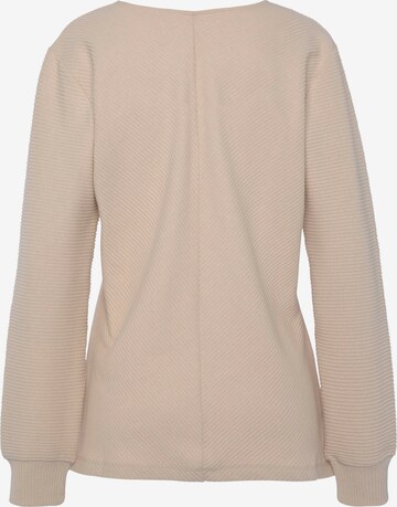 s.Oliver Sweatshirt in Beige