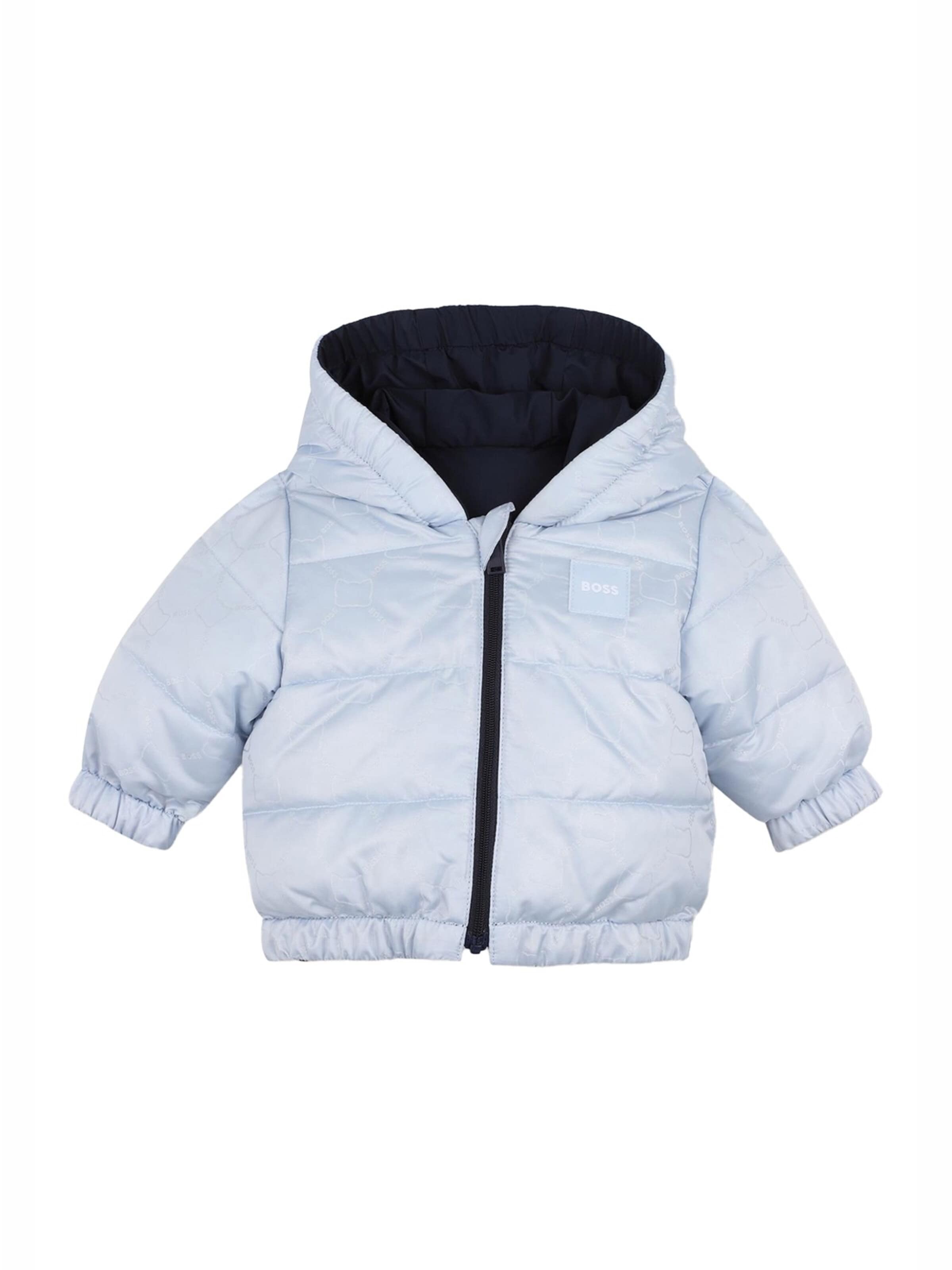 BOSS Winter Jacket in Blue: front