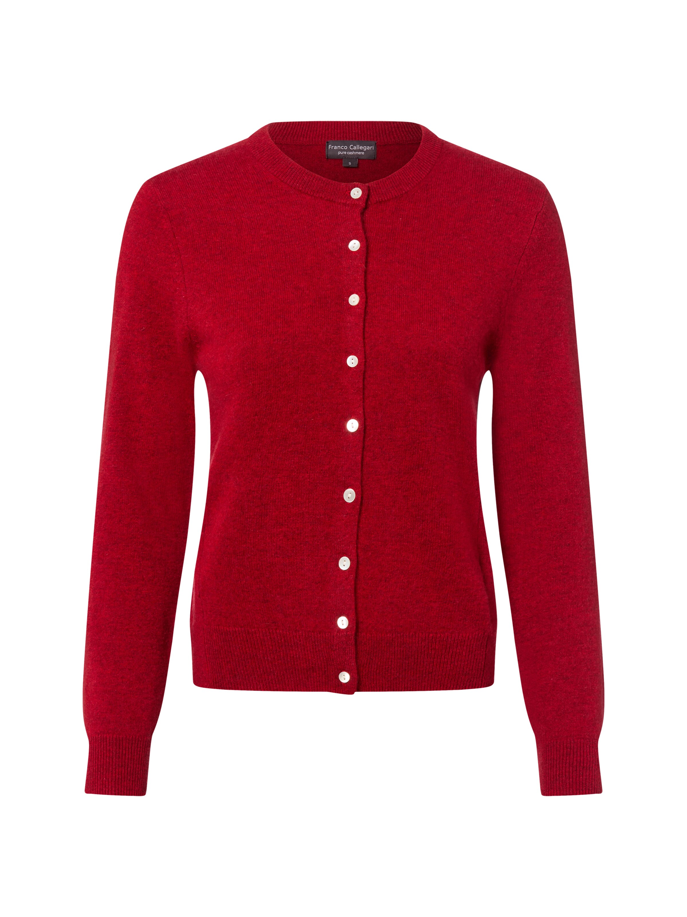 Franco Callegari Strickjacke in Rot: Vorderseite