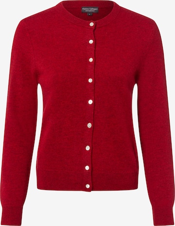 Franco Callegari Knit Cardigan in Red: front