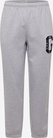 GAP Tapered Broek in Grijs: voorkant