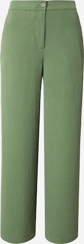 žalia ABOUT YOU Plačios klešnės Kelnės 'Indira': priekis