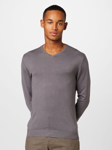 Petrol Industries Sweater in Grey: front