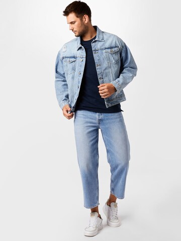 JACK & JONES Shirt 'BEACH' in Blau