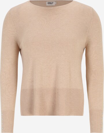 Only Petite Pullover 'JULIE' i beige: forside