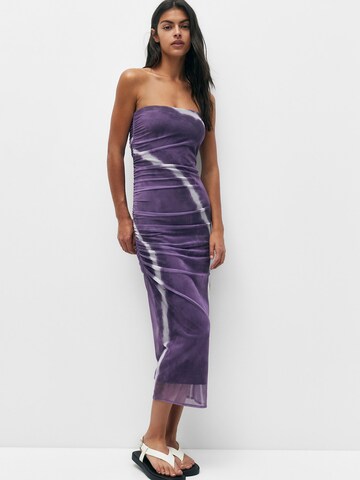 Pull&Bear Dress in Purple: front