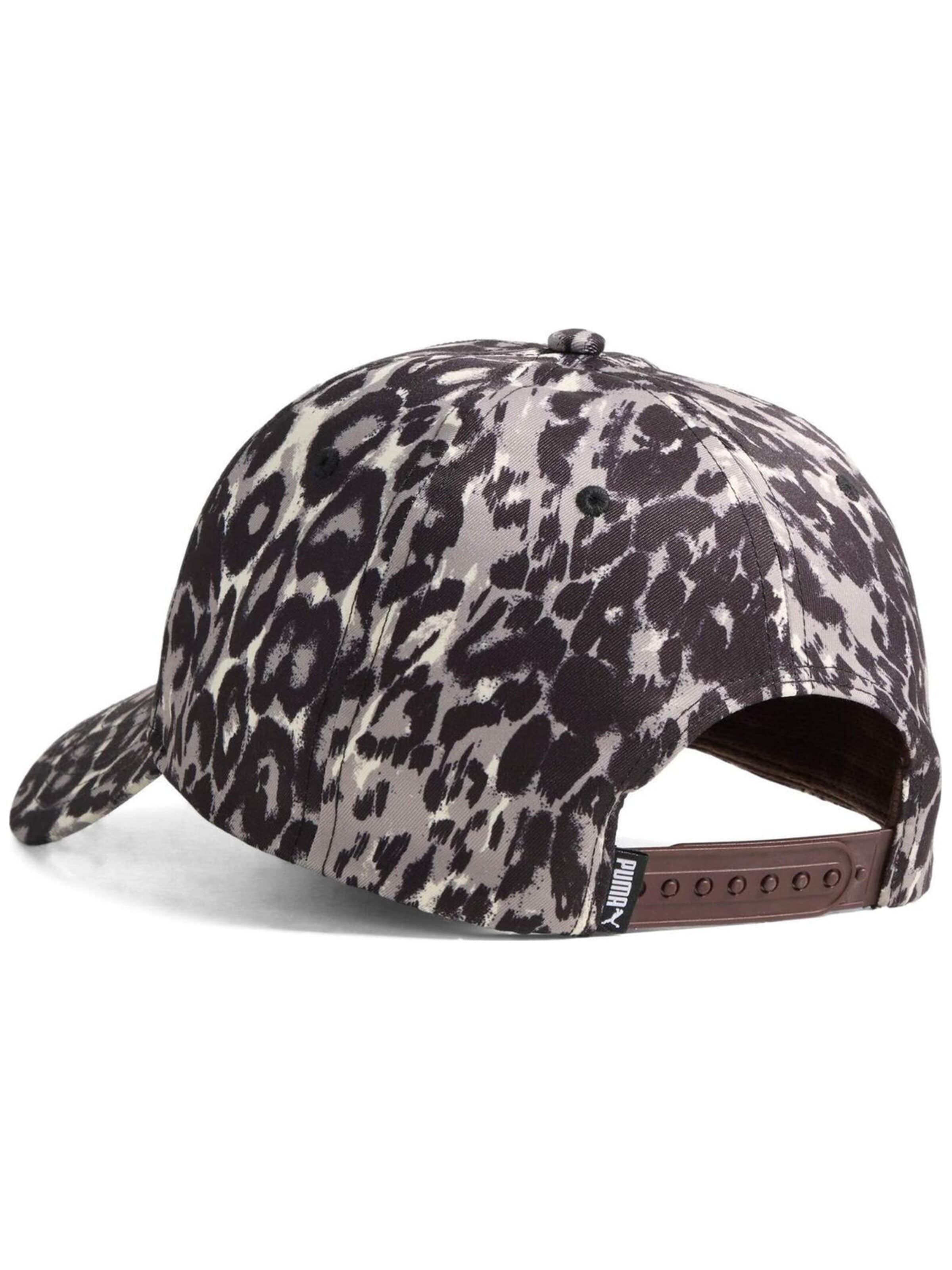 PUMA Sportpet 'Puma Ess Elevated Aop Bb Cap' in Zwart