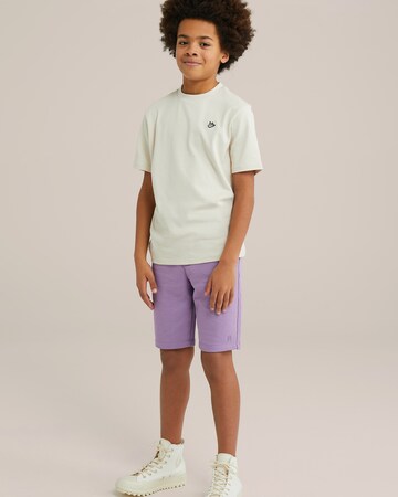 Regular Pantalon WE Fashion en violet