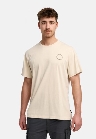 INDICODE JEANS Shirt 'Blank' in Beige: front