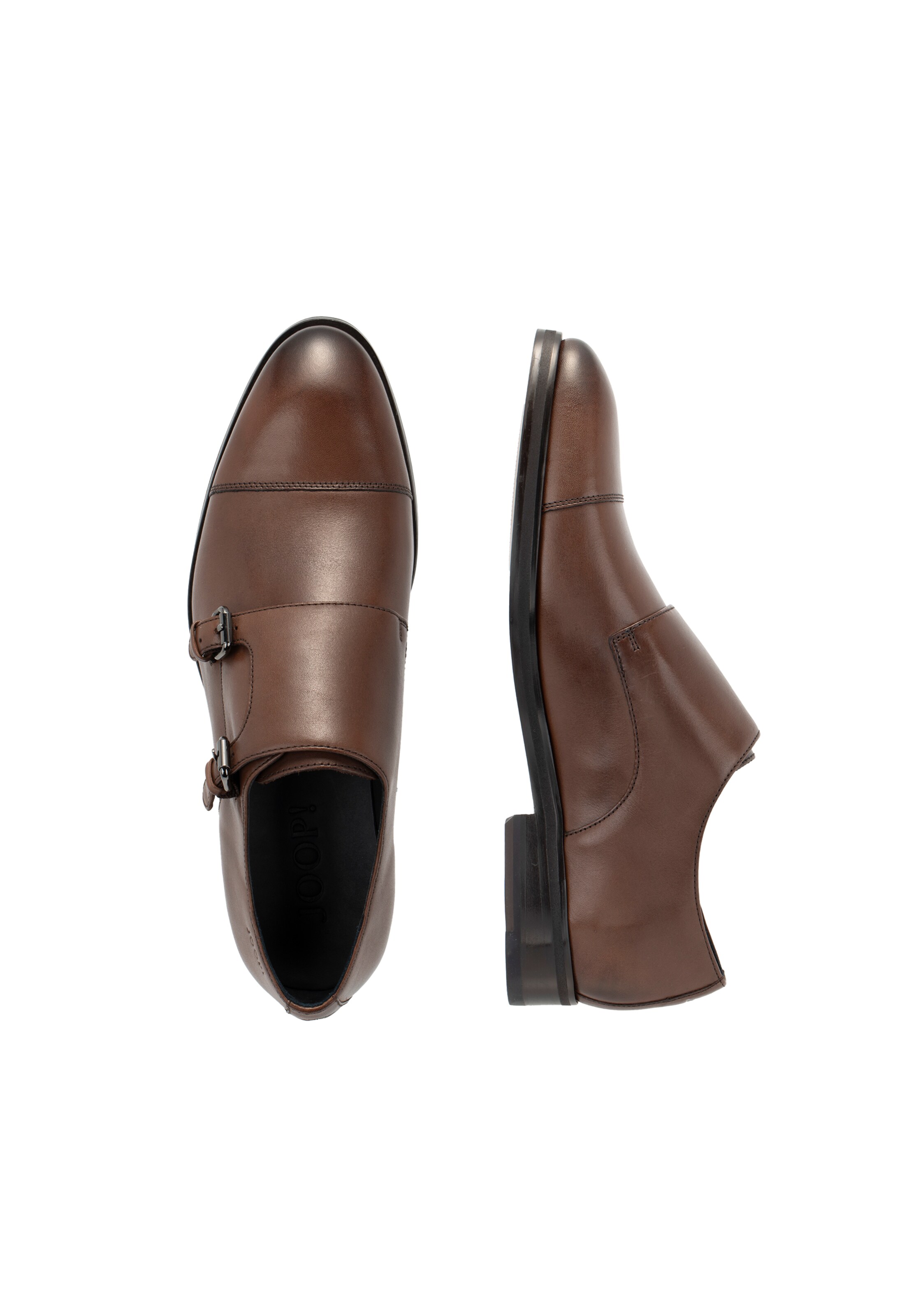 JOOP! Lace-Up Shoes 'Piatto Clyde Monk' in Brown