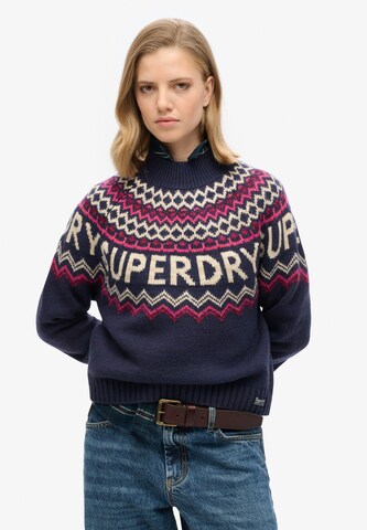 Superdry Pullover in Blau: Vorderseite
