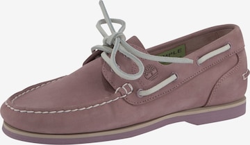 Mocassin TIMBERLAND en rose : devant