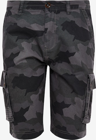 Pantaloni cargo 'Campania' di Threadbare in grigio: frontale