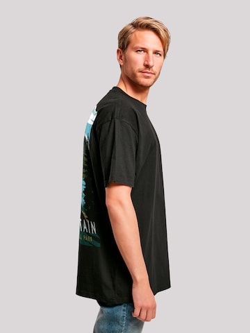 T-Shirt 'US National Parks Rocky Mountain National Park' F4NT4STIC en noir