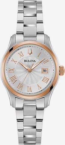 Bulova Analog Watch in Silver: front