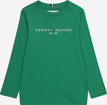 TOMMY HILFIGER Shirt 'Essential' in Grün: predná strana